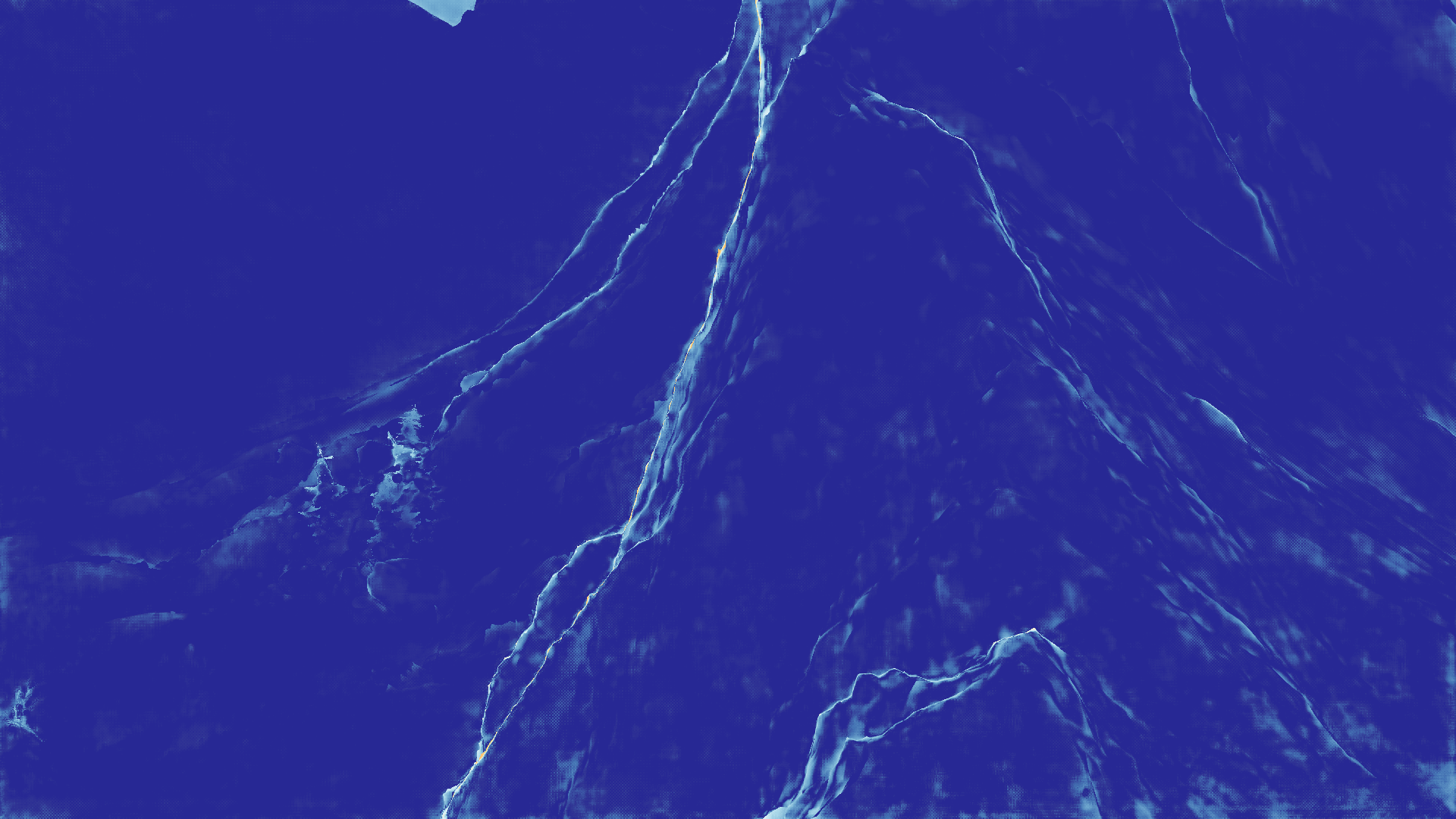 grayscale visualization of optical flow error