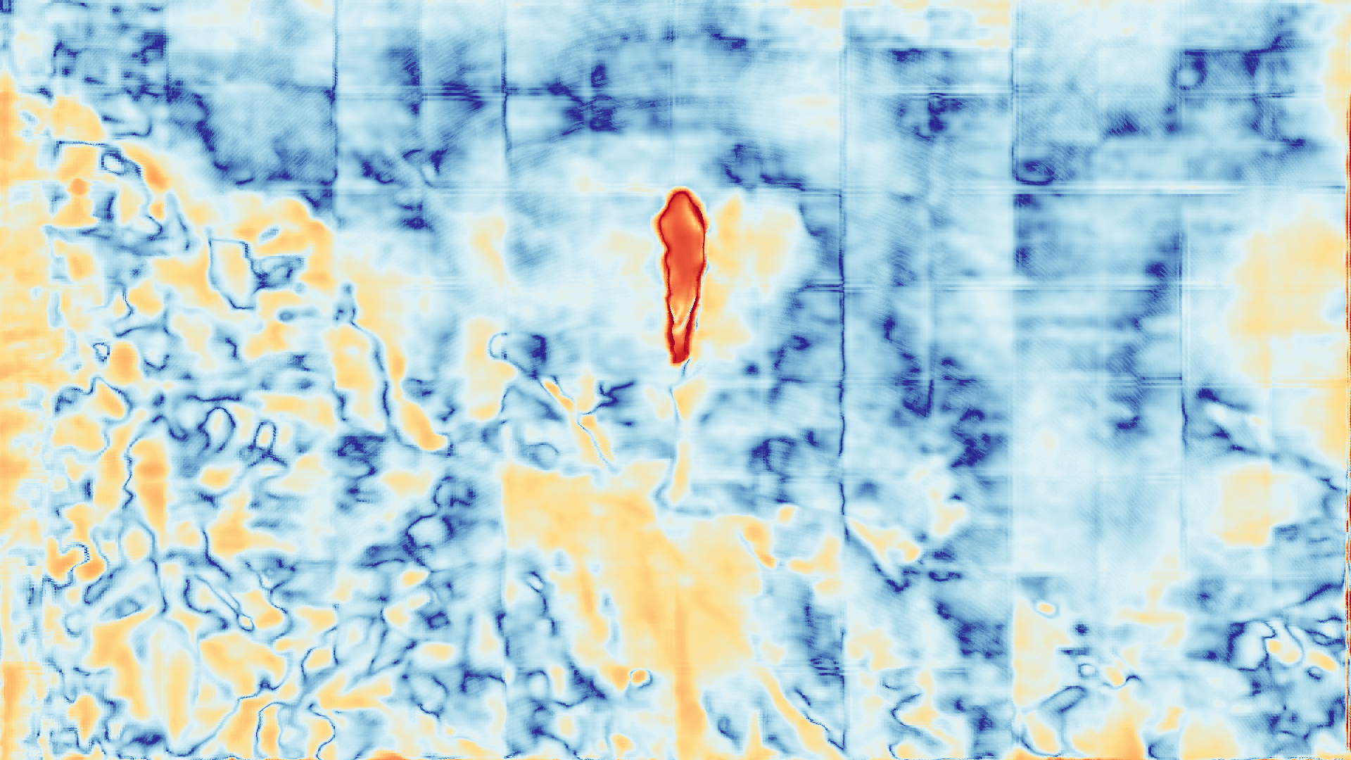 grayscale visualization of optical flow error