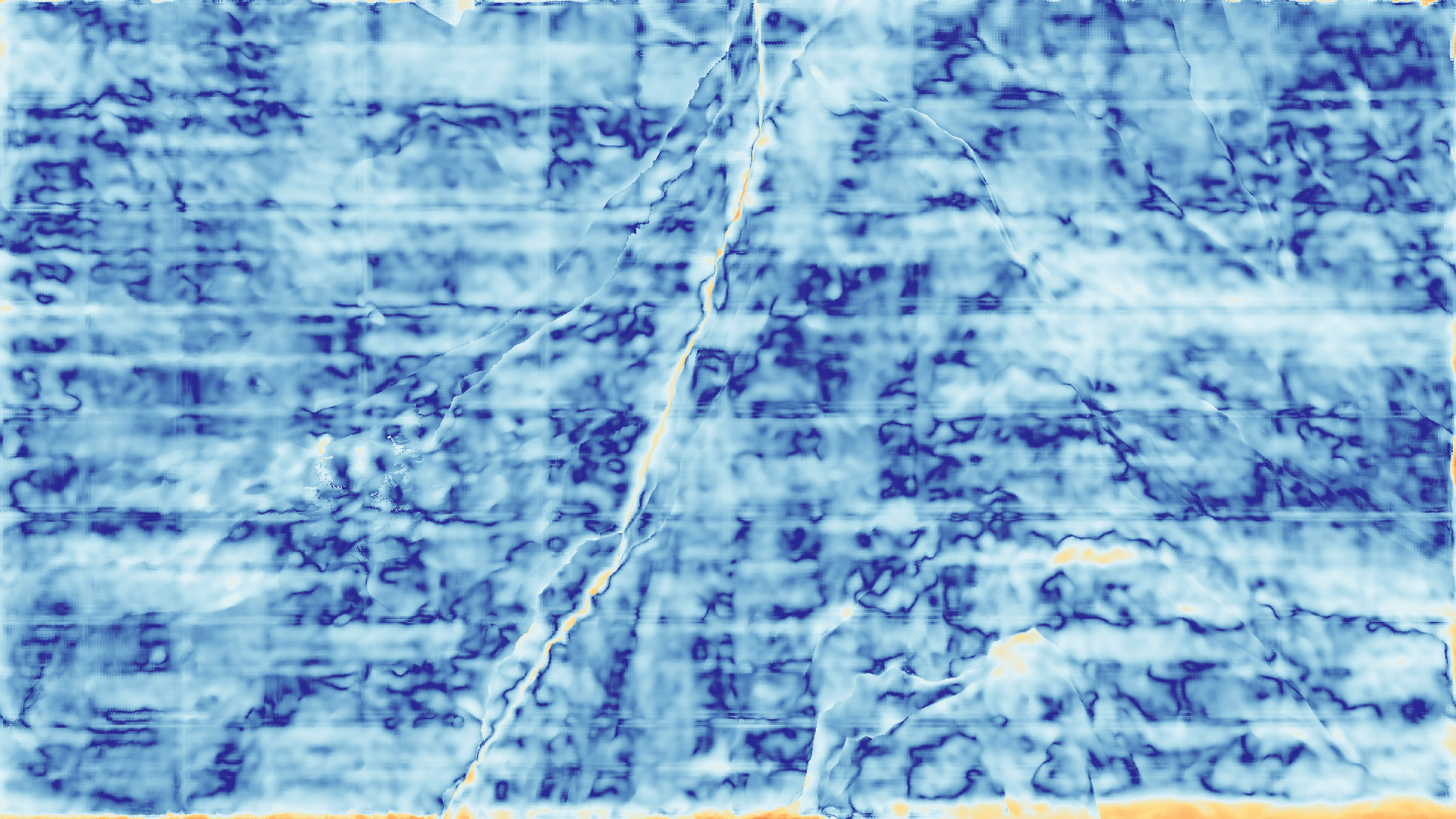 grayscale visualization of optical flow error