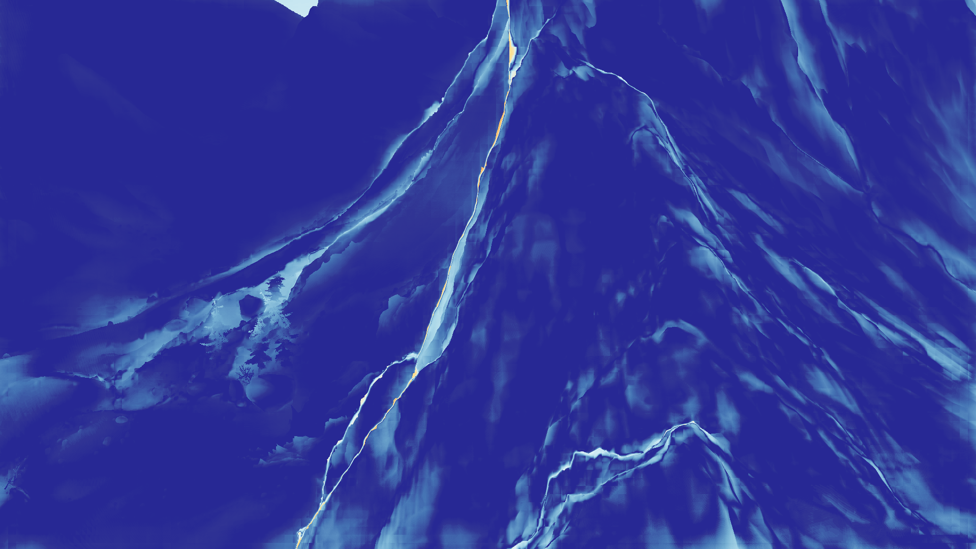 grayscale visualization of optical flow error