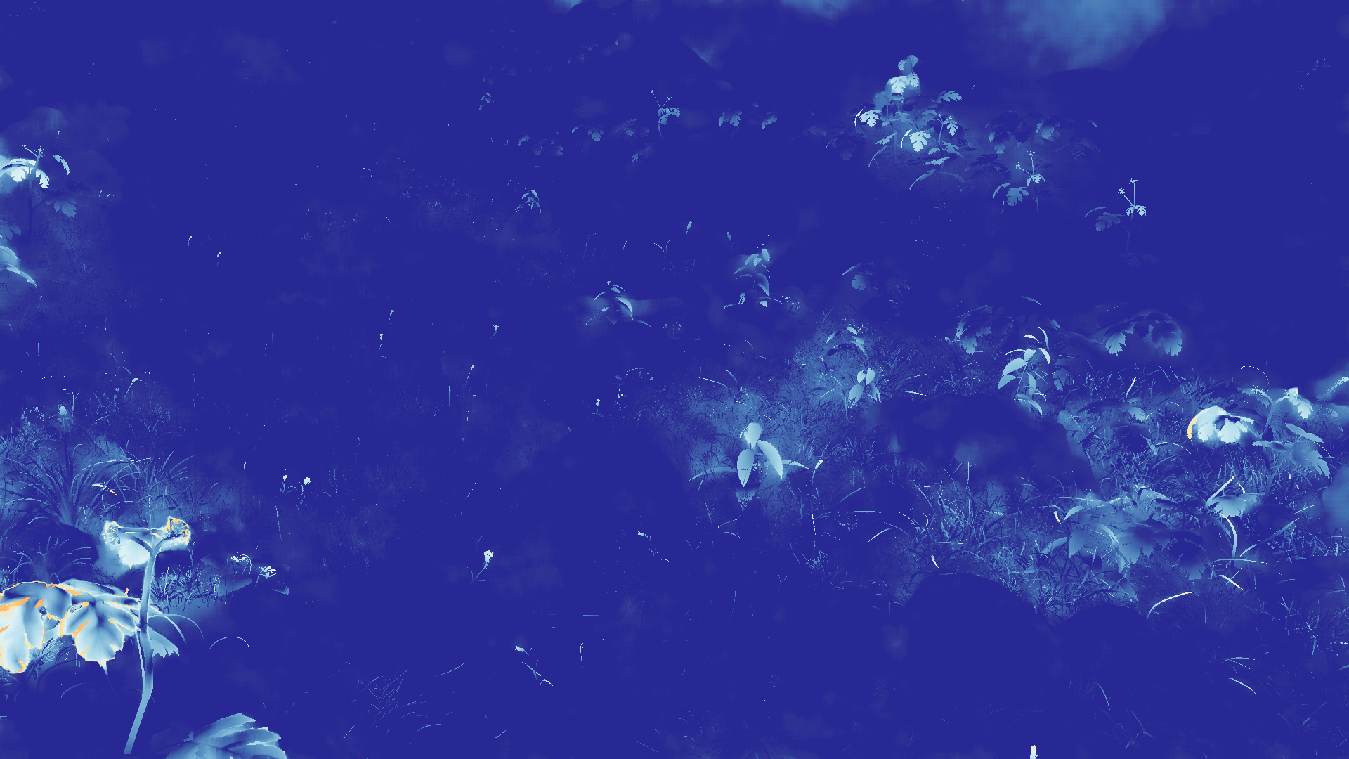 grayscale visualization of optical flow error