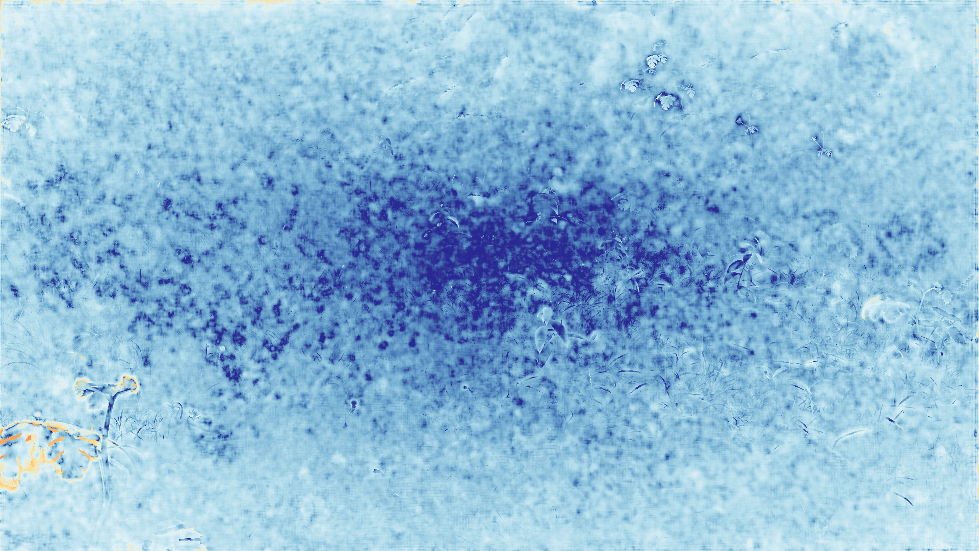 grayscale visualization of optical flow error