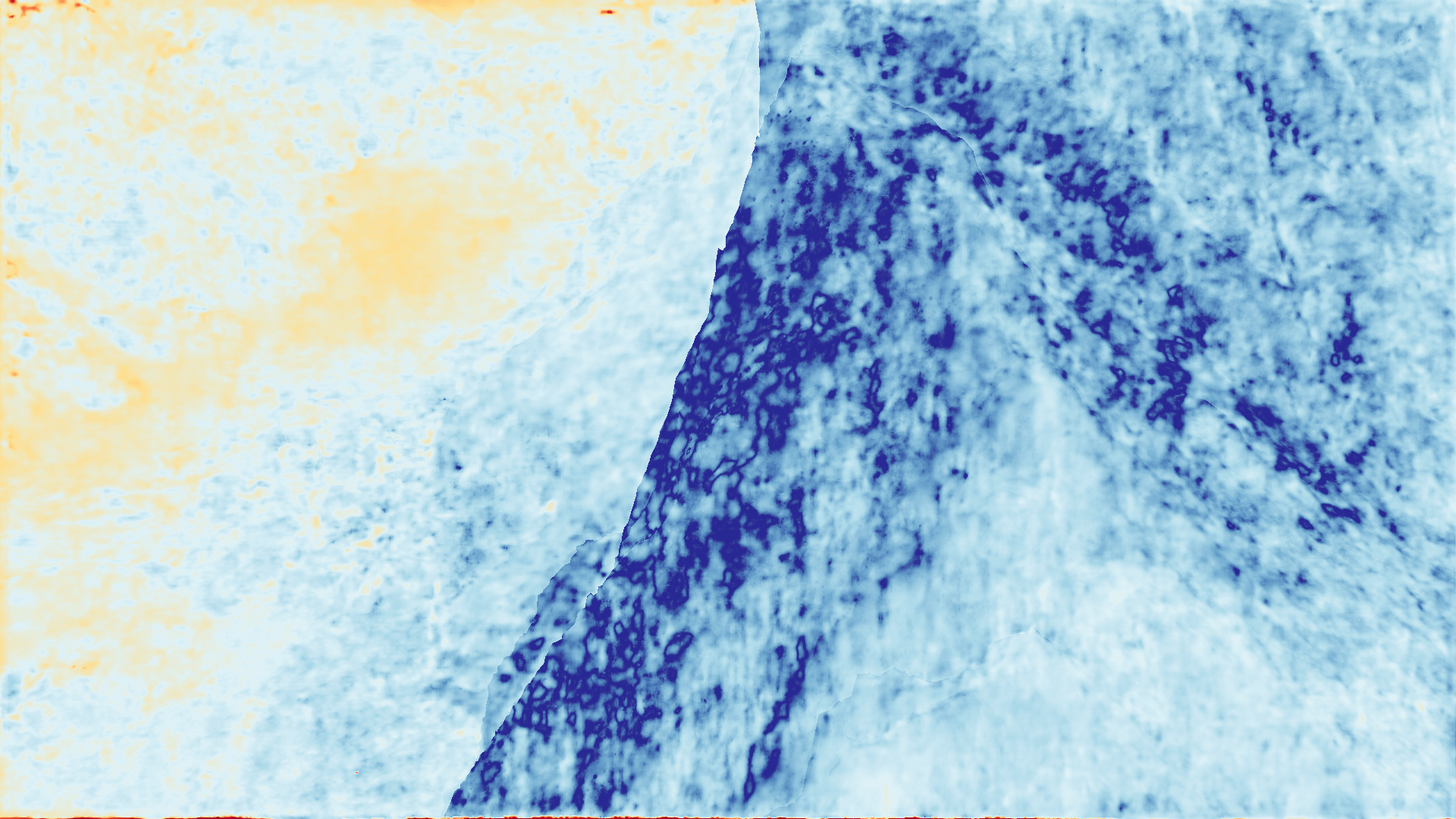 grayscale visualization of disparity 1 error
