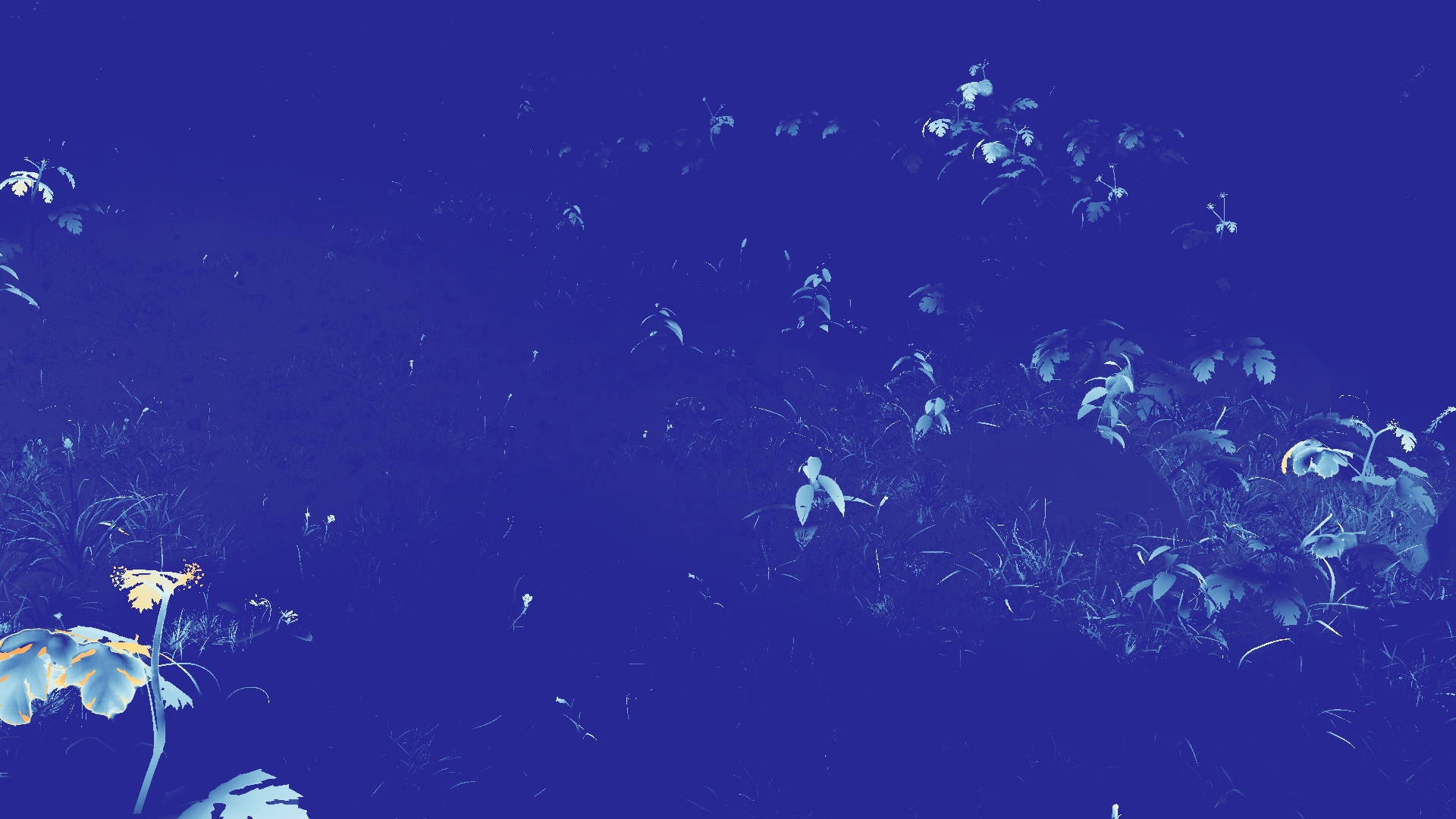 grayscale visualization of optical flow error