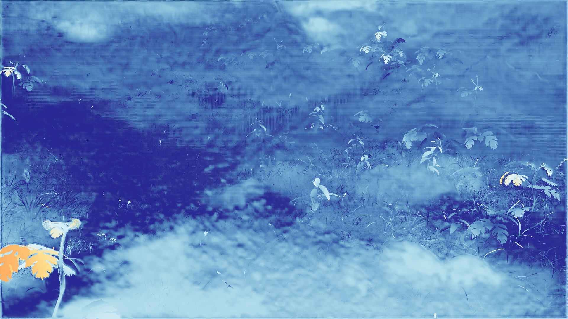 grayscale visualization of optical flow error