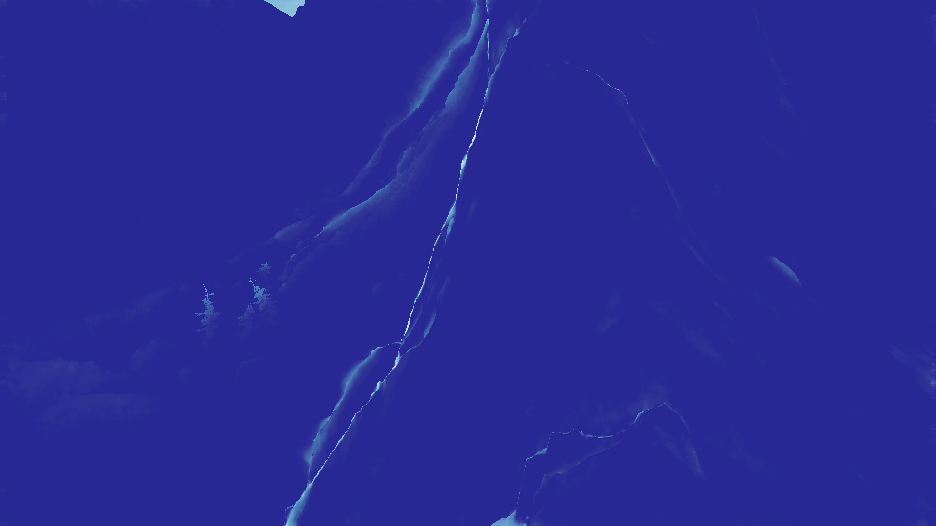 grayscale visualization of disparity 2 error