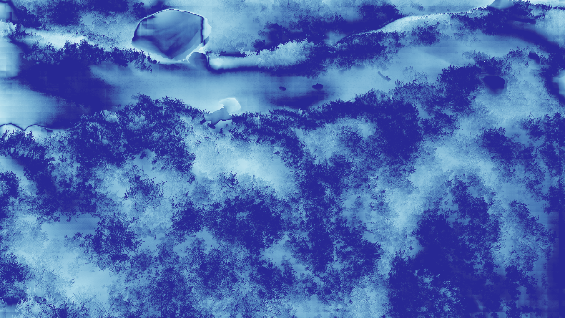 grayscale visualization of disparity 1 error