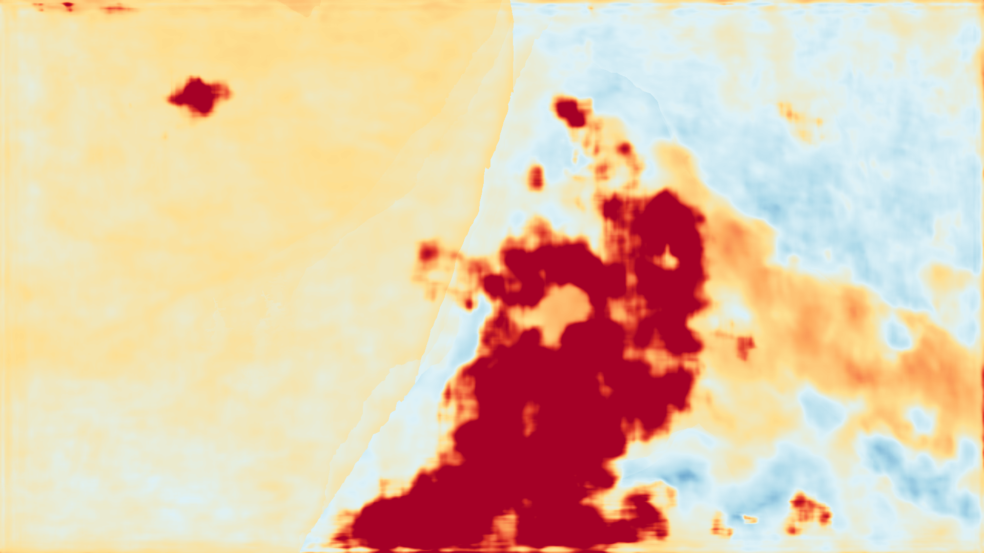 grayscale visualization of disparity 1 error