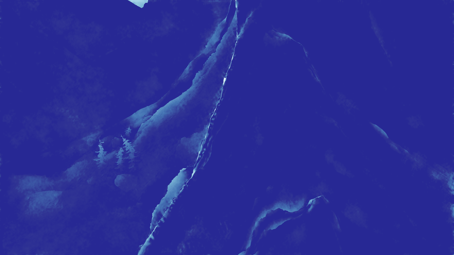 grayscale visualization of disparity 2 error