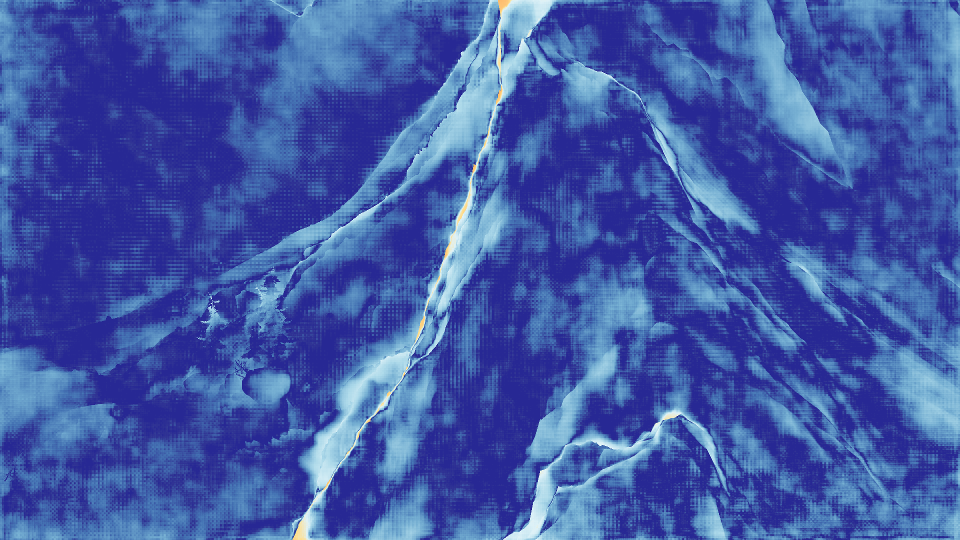 grayscale visualization of optical flow error