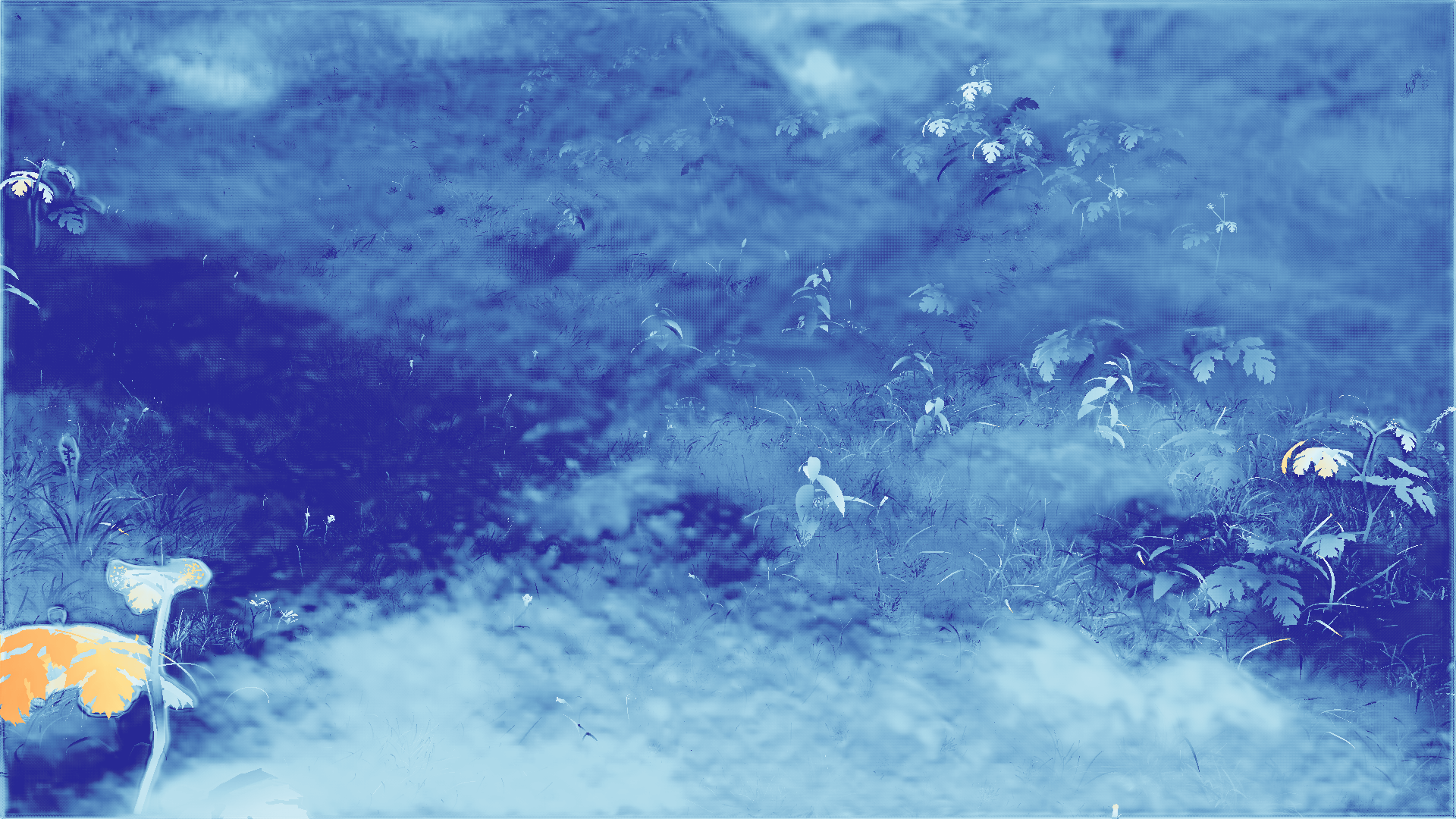 grayscale visualization of optical flow error