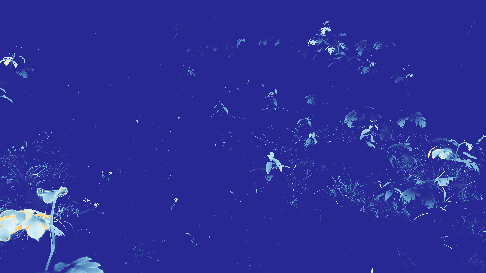 grayscale visualization of optical flow error