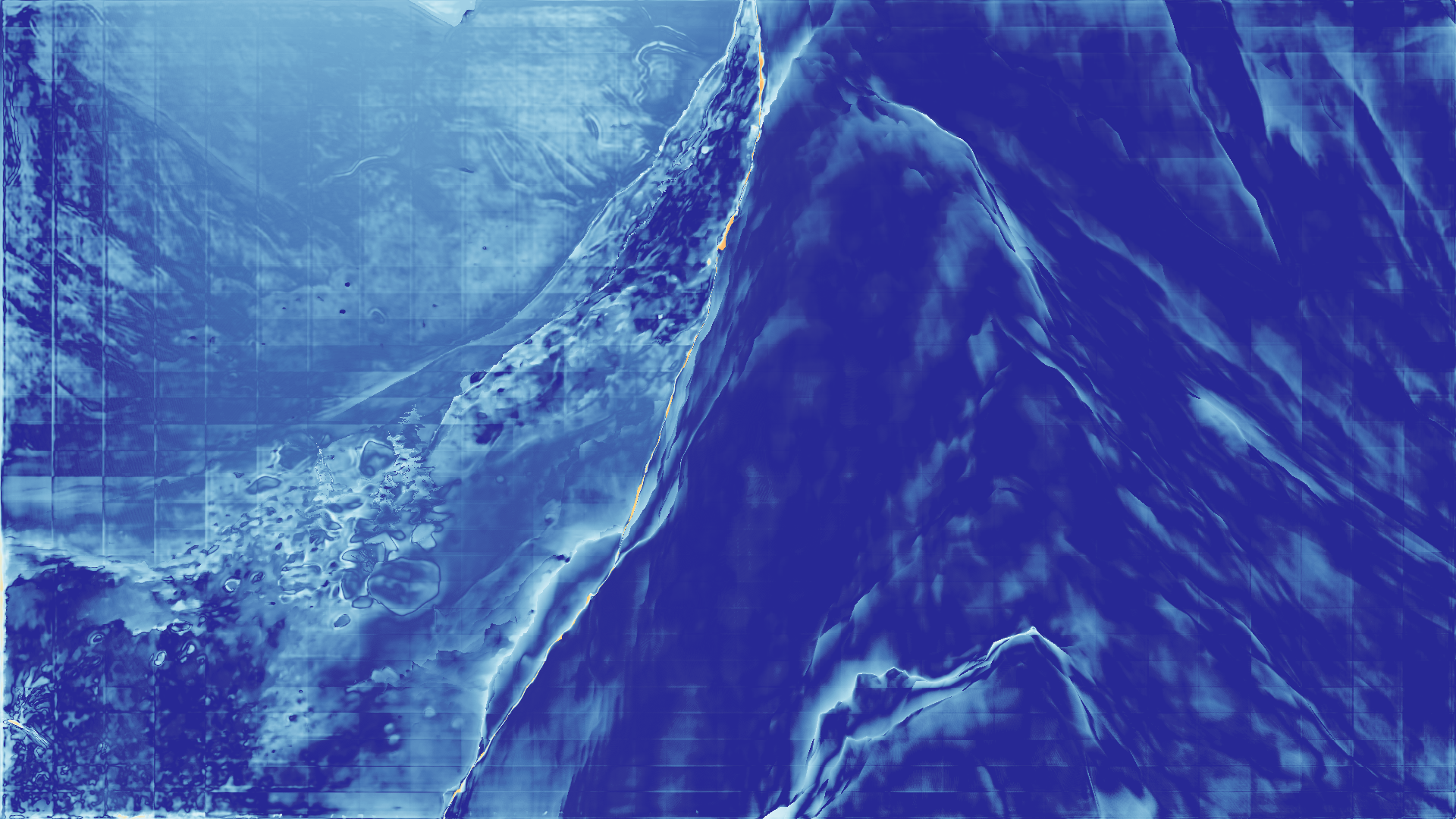 grayscale visualization of optical flow error