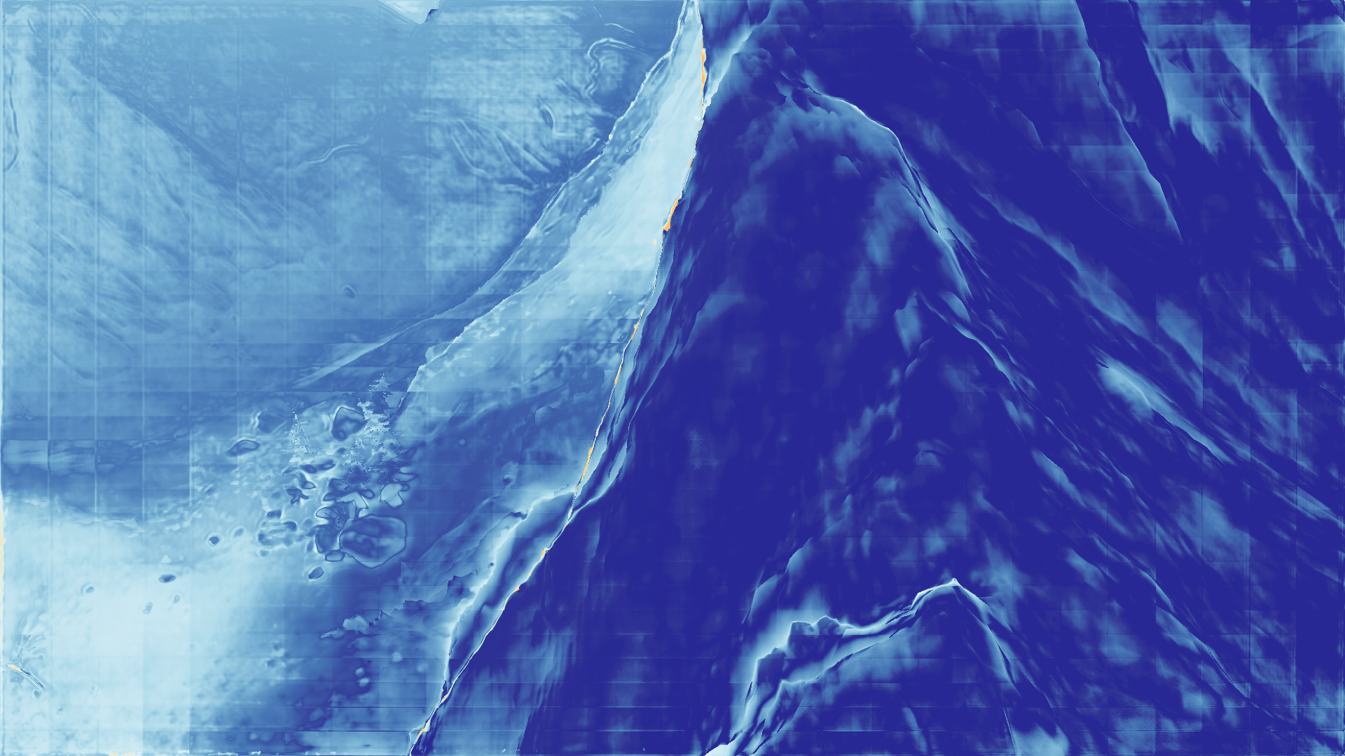 grayscale visualization of optical flow error