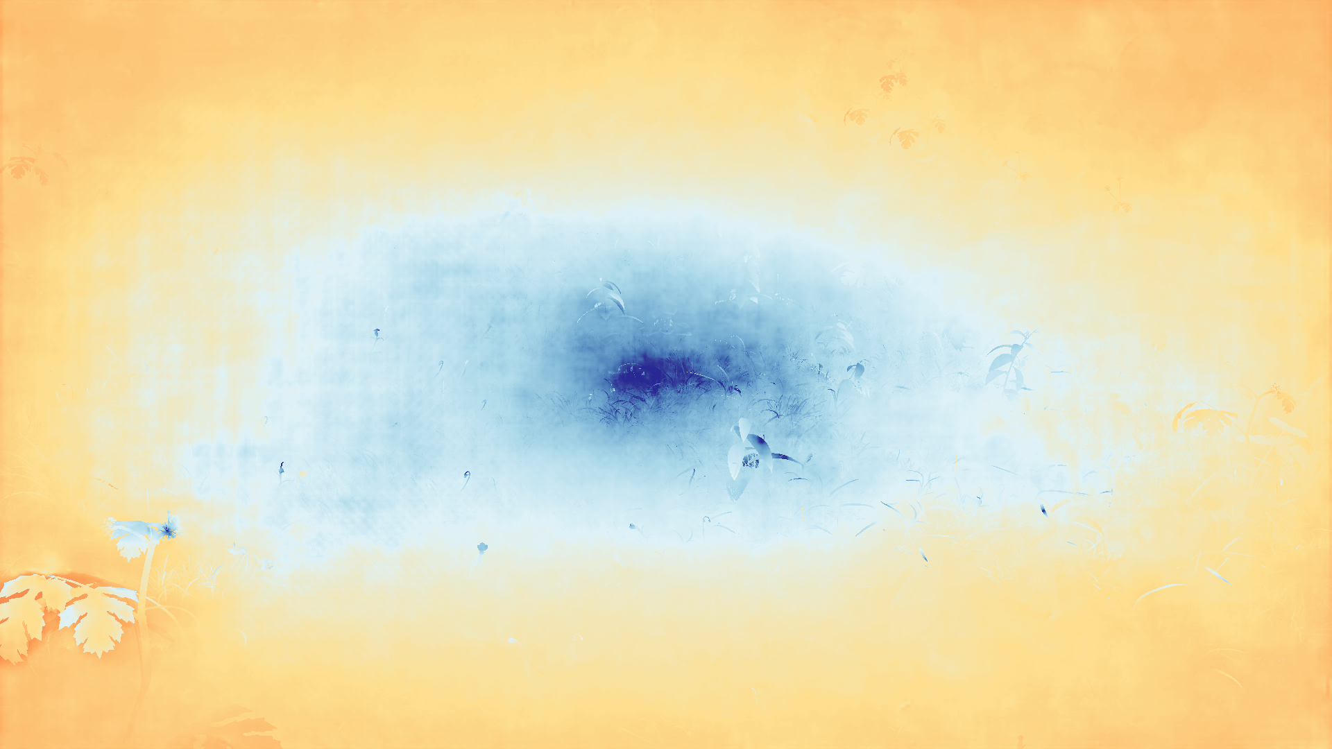 grayscale visualization of optical flow error