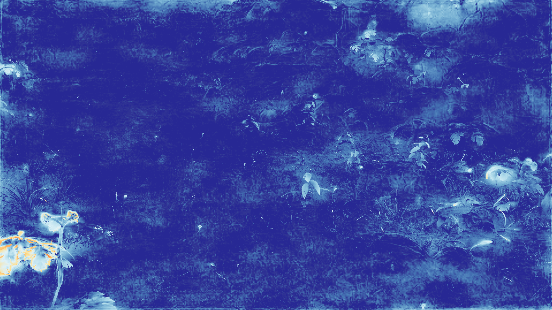 grayscale visualization of optical flow error